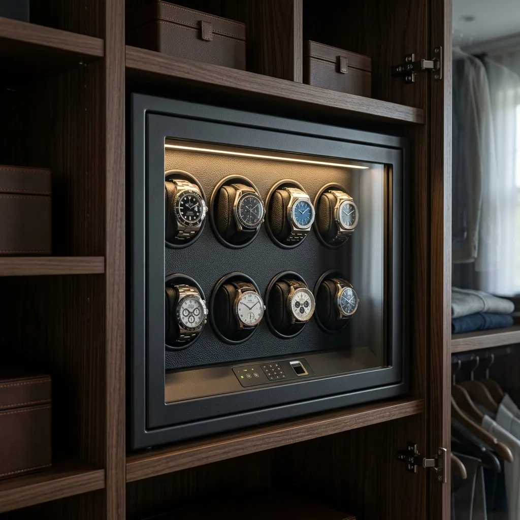Integrated Watch Winder Safe