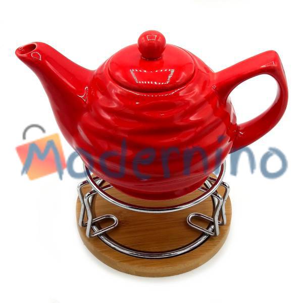 ocean-red-ceramic-teapot-with-bamboo-warmer