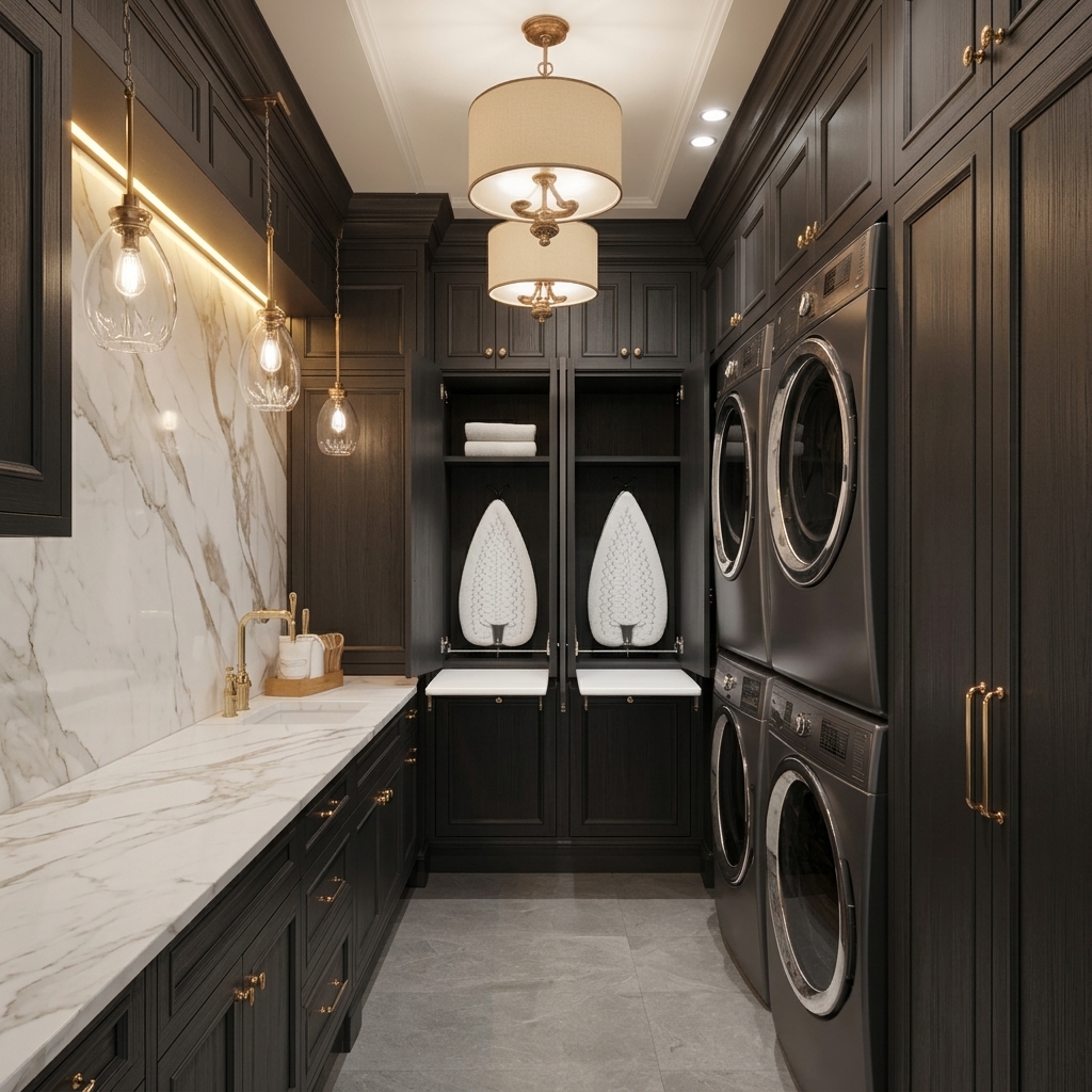 Custom Laundry Room Cabinetry